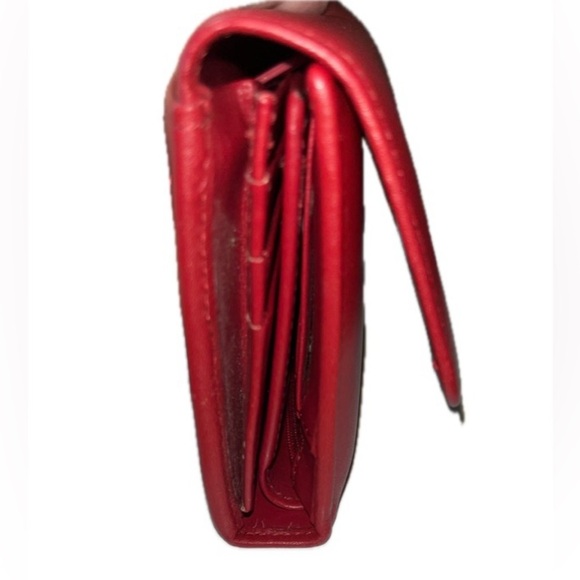 NWT Vintage Etienne Aigner Classic Personal Assets Leather WalletRed - Picture 8 of 16